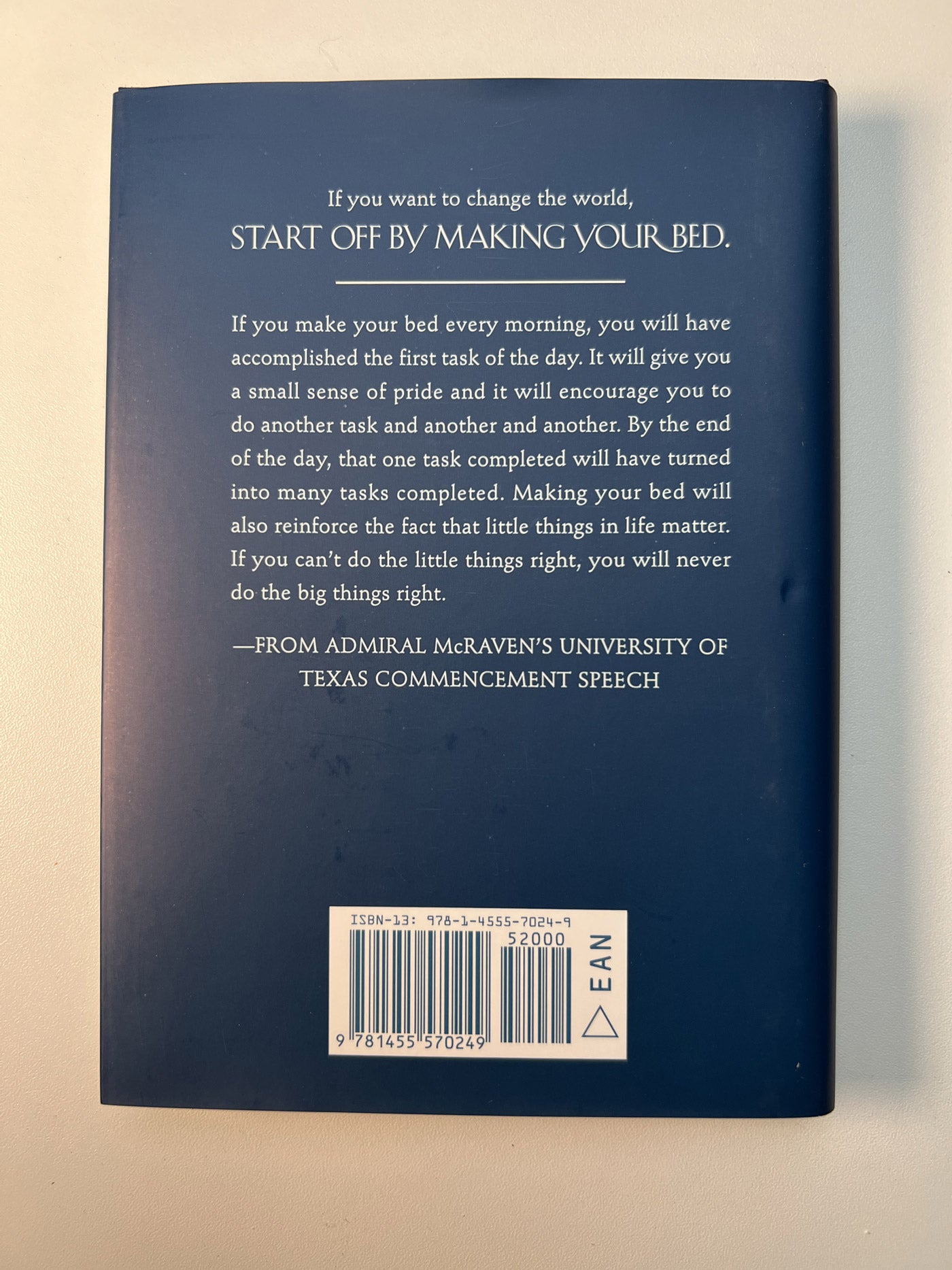 Make Your Bed - Hardcover (Signed)