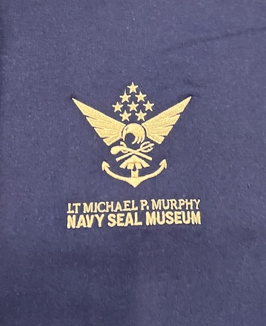 Sweatshirt Navy Blue w/Gold Embroidery Museum Logo