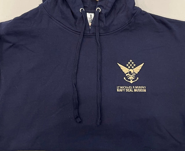 Sweatshirt Navy Blue w/Gold Embroidery Museum Logo