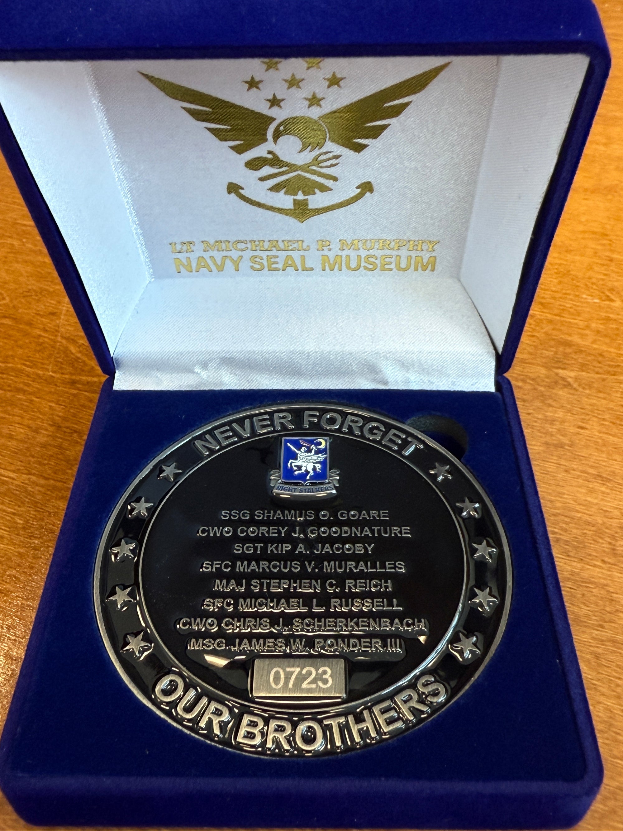 20th Anniversary Operation Red Wings Challenge Coin