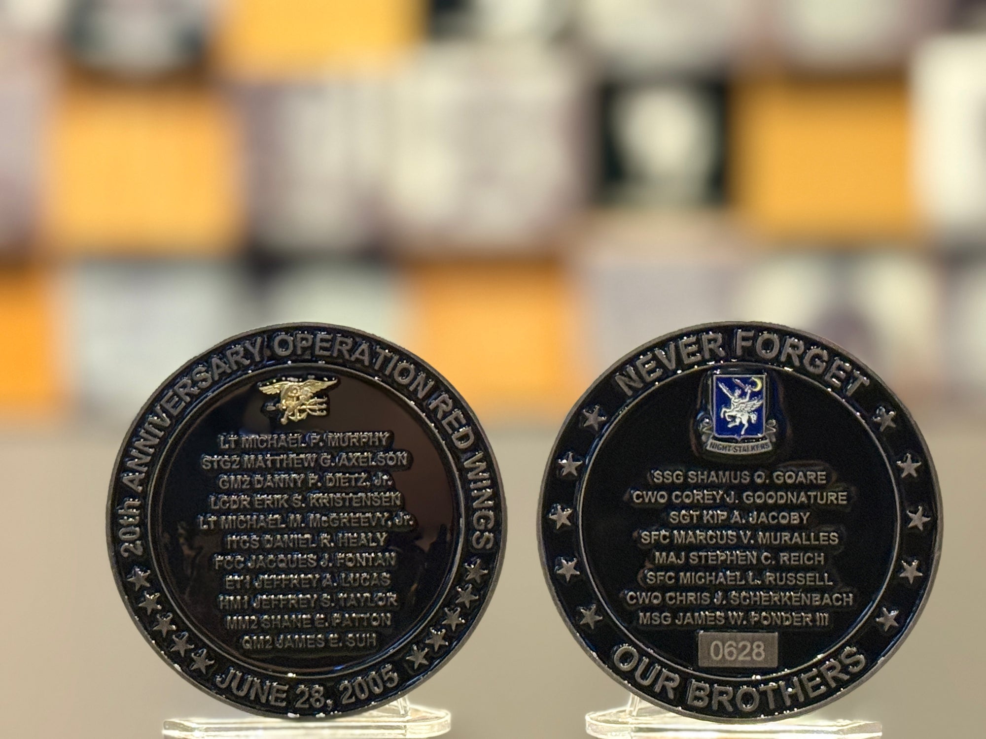 20th Anniversary Operation Red Wings Challenge Coin