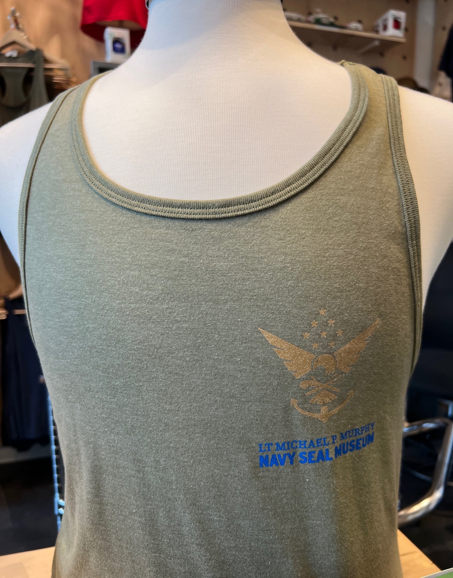 Men's Tank Tops Military Green
