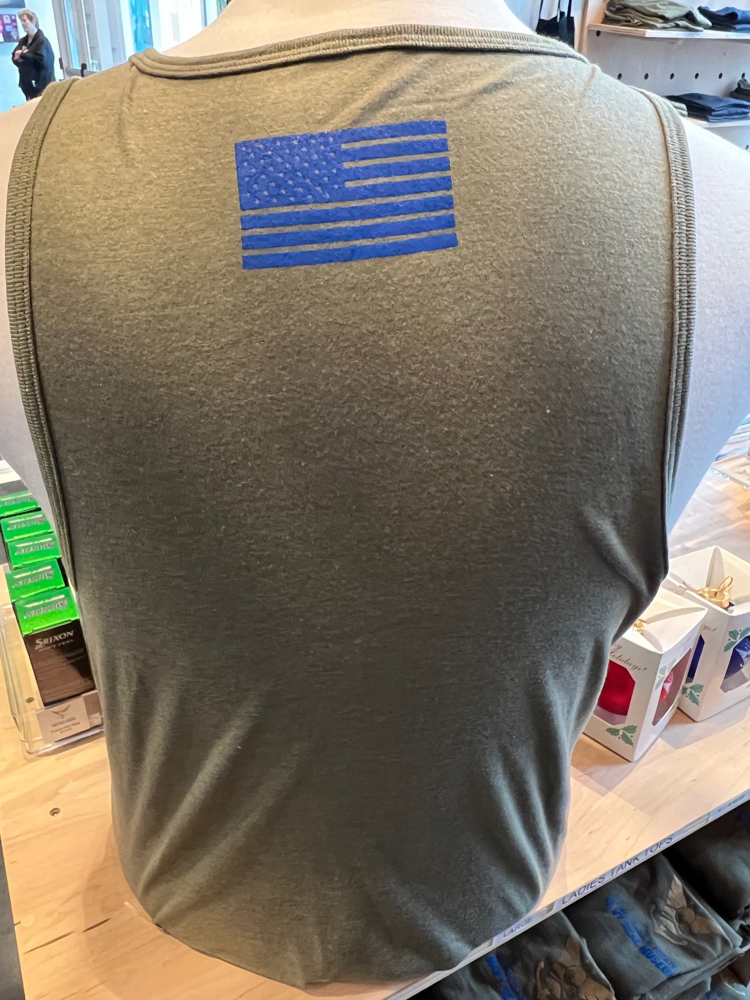 Men's Tank Tops Military Green