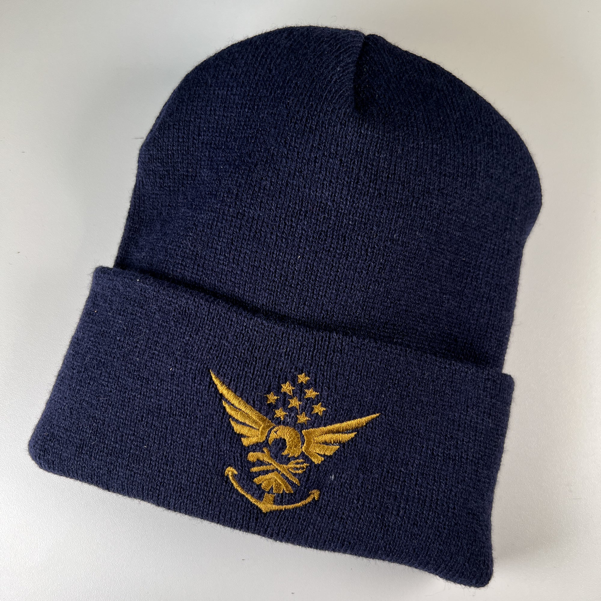 Navy Cuffed Beanie